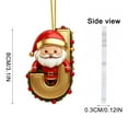 thumbnail image 2 of Rapeiae 26 Letters Christmas Tree Decoration Pendant Christmas Tree Ornaments Personalized Christmas Ornaments Christmas Decoration Xmas Tree Hanging Decor, 2 of 4