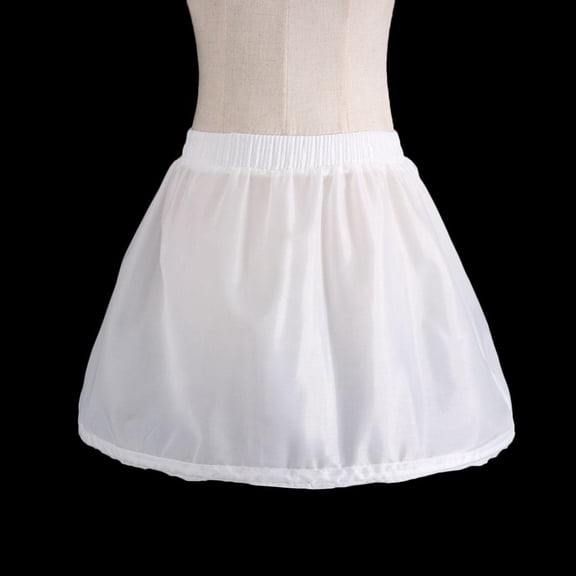 Niños Niñas Aro Enagua Deslizamiento Completo Crinolina Boda Chica De Flores Slip Underskirt De Crinolina Hugo Crinolina corta para niñas