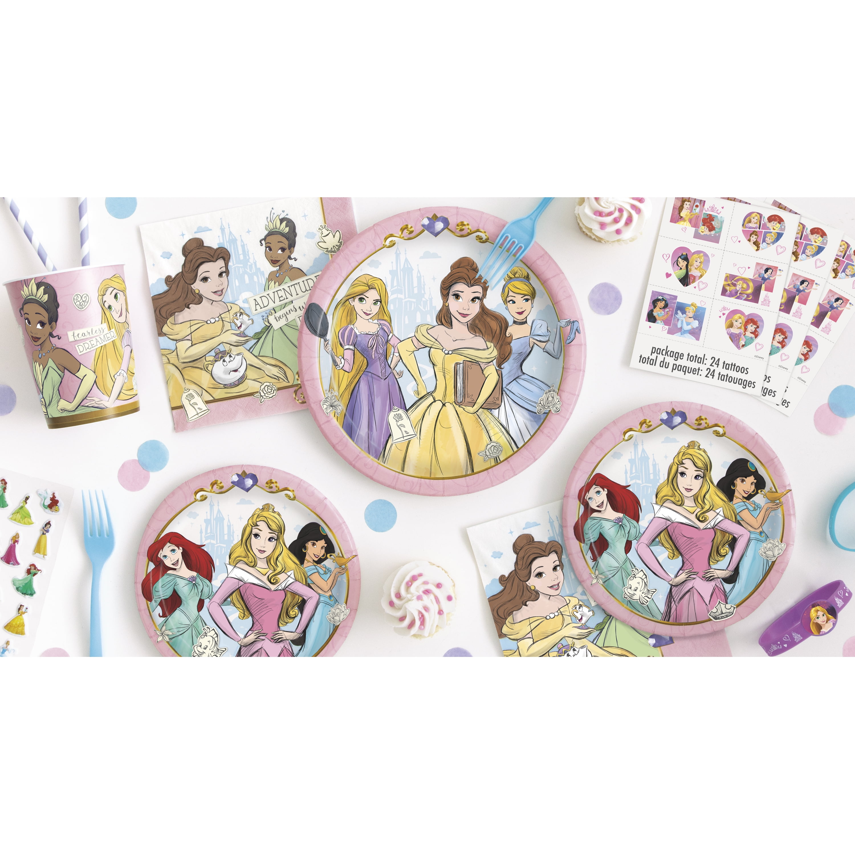 Disney Princess Paper Dinner Plates, 9in, 8ct