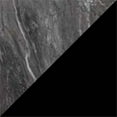 thumbnail image 4 of Pemberly Row Modern Metal C End Table with Faux Marble Wood Top in Gray/Black, 4 of 5