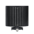 thumbnail image 1 of FRCOLOR Couvercle Absorbant le Son en Forme de U Panneau Absorbeur de Son Enregistrement Studio Microphone Isolation Bouclier Gadgets d'Instruments de Musique (Noir), 3.54"X3.15"X1.18 Pouces, 1 of 4