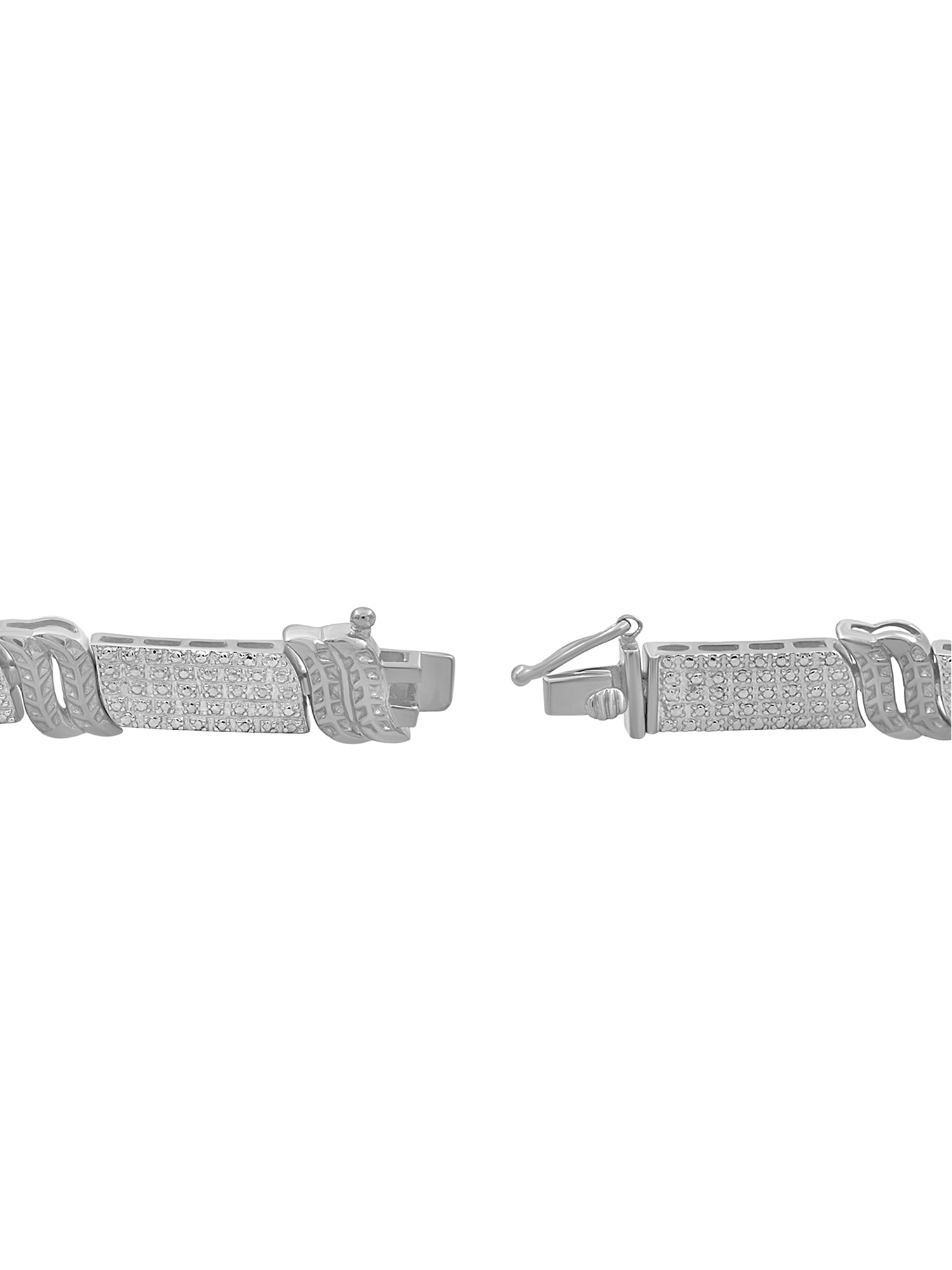 JewelersClub Accent White Diamond Sterling Silver Bracelet