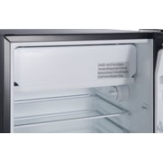 Galanz 4.3 Cu Ft Single Door Mini Fridge Stainless Steel Look - compact, Energy-efficient refrigerator ideal for dorms, offices, and small spaces