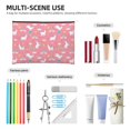 thumbnail image 4 of Hirioo Yoga Unicorn for Paper Reusable Cosmetic Bag Zipper Encouragement Travel Pouch Toiletry Bag for Women Girls, 4 of 7