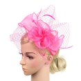 thumbnail image 2 of Diadema Artificiales de y Malla de Fascinator Headband Decoración de cabellero de de Cóctel de Noche Rosado Yotijar Lady Headband, 2 of 10