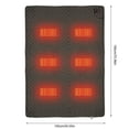 thumbnail image 1 of Mantas eléctricas USB de 5V, para el cuerpo almohadilla calentadora, termostato, aislamiento térmico, bolsa de dormir para acampar, suministros para exteriores, invierno, nuevo, 1 of 4