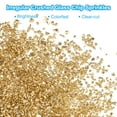 thumbnail image 3 of Uxcell Crushed Glass Glitters Colorful Irregular Glass Chips Chunky Light Gold, 3 of 7