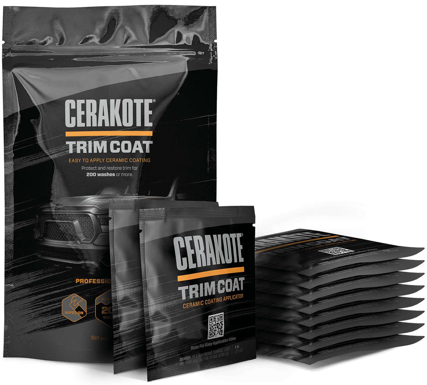 CERAKOTE Ceramic Trim Coat, Plastic Trim Restorer Lasts 200 Washes