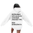 thumbnail image 4 of WENWU Womens Hoodies Long Sleeve Hoodie Pullover Hoodies for Women Cozy Sweatshirts for Women White Hoodies for Women Fall Clothes for Women Graphic Hoodie, 4 of 7