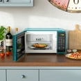 thumbnail image 5 of Mainstays 0.7 Cu ft Compact Countertop Microwave Oven, Teal, 5 of 14