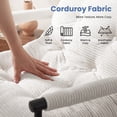 thumbnail image 5 of CELTOSS Modern Accent Chair, Comfy Lounge Chair with Plush Cushion, Sofa Chair with Metal Frame, for Bedroom, Living Room and Home Office, Ivory, 5 of 14