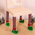 thumbnail image 3 of 1/4 Pcs Christmas Chair Leg Covers Xmas Decoration Elf Stocking Slipper Table Leg Cover, 3 of 5