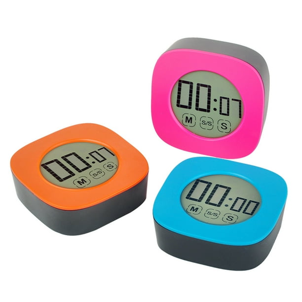 1pc Mini Portable Visual Time Management Electronic Stopwatch Kitchen  Cooking Beauty Timer Silent Student Timer