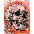 thumbnail image 2 of Dean Russo Collection 26x32 White Modern Wood Framed Museum Art Print Titled - Orange Skull, 2 of 4