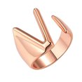 thumbnail image 1 of Anillo de moda para mujer Wmkox8yi Apertura 26 Letras color plata, 1 of 1