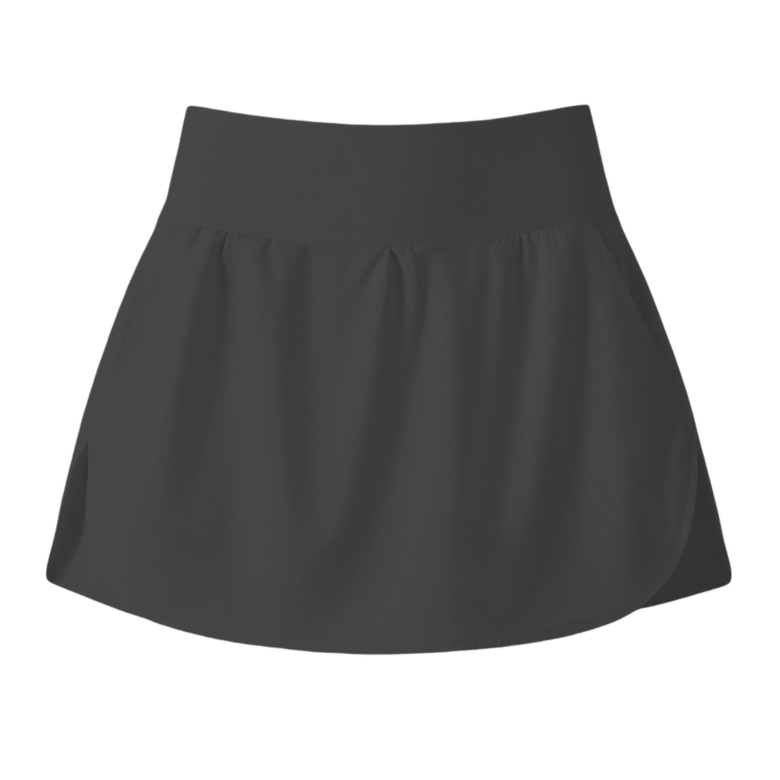 Razzly Women's Dresses Mini Sleeveless Dress Athletic Skirt With Two-Layer Design Casual Tennis Dress Featuring Built-In Shorts for Daily Living and Wear casual dress designed for daily and(Grey,M)