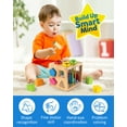 thumbnail image 6 of Coogam Wooden Montessori Toys for Toddlers, Shape Sorting Cube Fine Motor Skills Game for 1 2 3 Year Old 18 Month Baby Boys Girls, 6 of 8