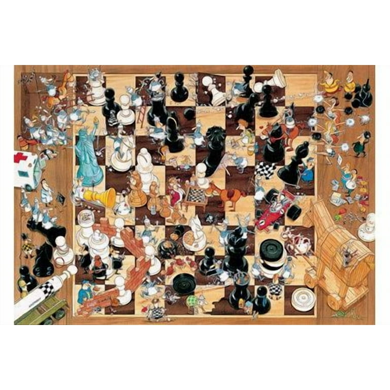 Heye : Puzzle 1000 pcs Black or White - Walmart.com