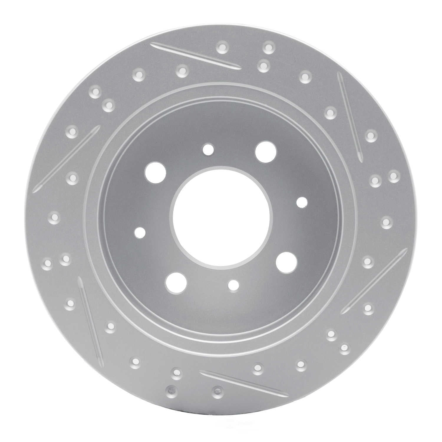 Dynamic Friction Company 830-59014L DFC Geoperformance Rotor - Drilled and Slotted
