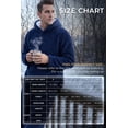 thumbnail image 2 of VUICANODON Men's Warm Fleece Hoodie Pajama Set Loose Loungewear For Men, 2 of 7