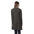 thumbnail image 4 of Moomaya Womens Full Sleeves Shrug Open Front Long Lightweight Casual Cardigan, 4 of 7