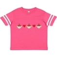 thumbnail image 3 of Inktastic Sock Monkey Heart Border Boys or Girls Toddler T-Shirt, 3 of 5