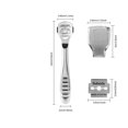 thumbnail image 2 of Callus Shaver Set,1 Stainless Steel Foot Razor with 10 Replacement Slices Blades and 1 Foot File Head Foot Care Tools,Foot Shaver Callus Remover,Hard Dry Skin Remover for Hand Feet, 2 of 5