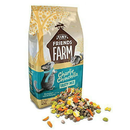 supreme petfoods tiny friends farm charlie chinchilla food, 2 lb