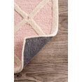 thumbnail image 4 of nuLOOM Tapis de Course en Laine Takako, 2' 6" x 8', Rose, 4 of 4