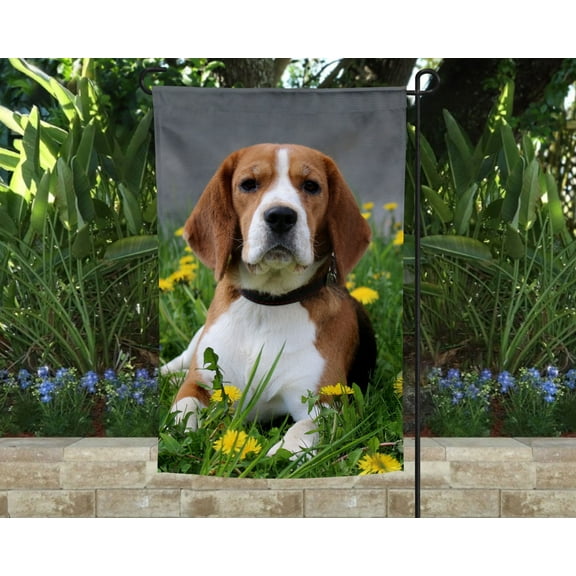 Beagle Garden Flag
