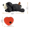thumbnail image 5 of Adornos Para El Hogar Cute Heartbeat Pet Toy Plush Puppy Training Cómodo Snuggle Sleep Doll Toys Tmvgtek Libre de BPA, 5 of 5
