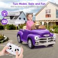 thumbnail image 4 of EastVita 12V Ride on Car for Kids Ages 3-5, Battery Powered Ride-on Toys W/Parent Remote, Music Player, 4 Wheel Cushion, Kids Electric Cars with 2 Speed, Dual Doors, Front & Rear Headlights Purple, 4 of 8
