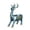 Standing Blue, variant on yotijay Cartoon Deer Statue Art Craft Ornament Desk Storage Tray Modern Resin Decorative Standing Blue