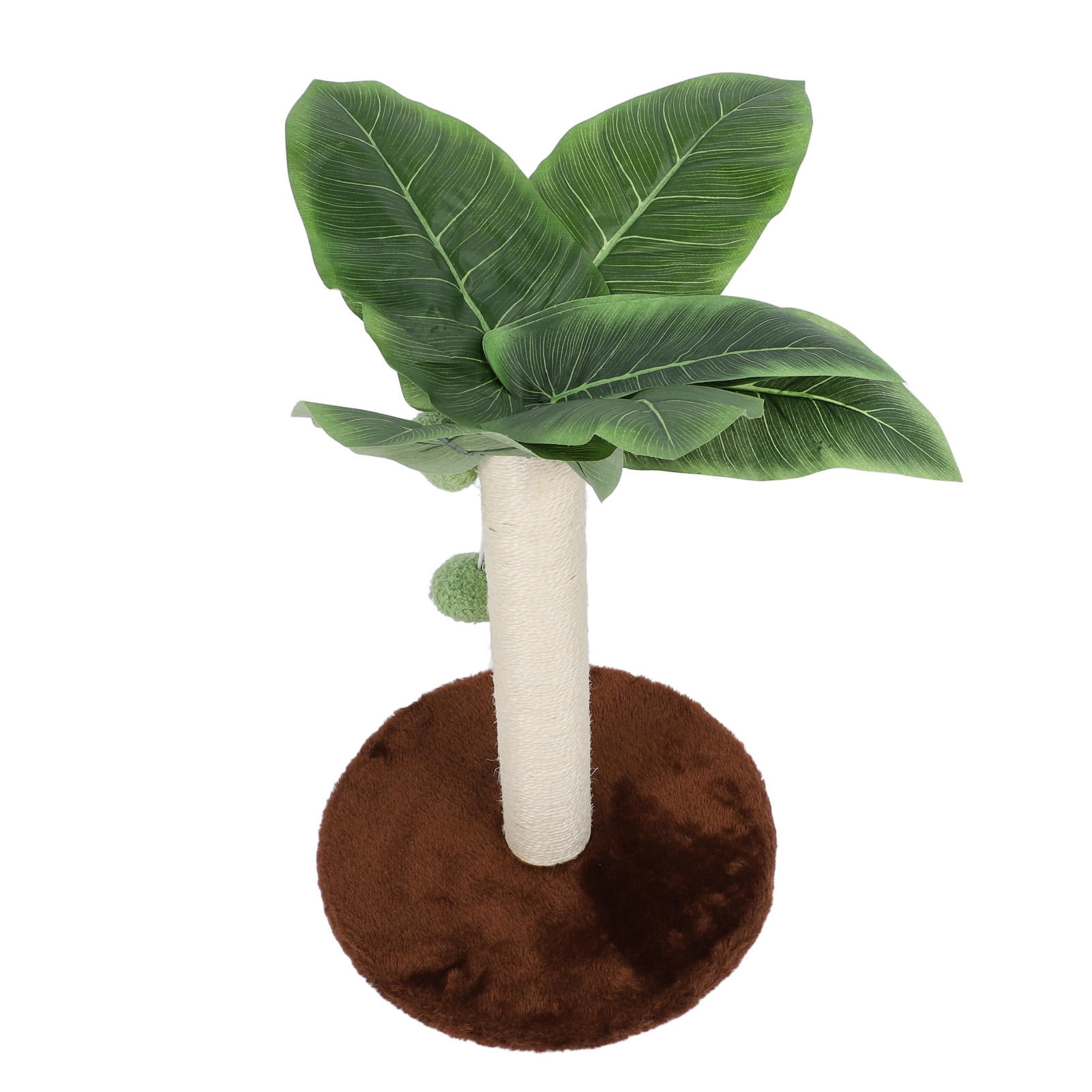 BOKYAN Compact Sisal Cat Scratching Post with 3 Plush Balls – Sturdy, Space‑Saving, Furniture‑Protecting Cat Tree for Home