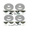 thumbnail image 2 of Power Stop Front and Rear Euro-Stop ECE-R90 Certified Brake Pad and Rotor Kit ESK5728, 2 of 5