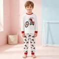 thumbnail image 2 of larppty Toddler Kids Boys Pajamas Sets Dinosaur Sleepwear T-Shirt Tops Pants Set (Red,4-5 Years), 2 of 7