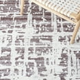 thumbnail image 6 of SAFAVIEH Soho Bianca Abstract Runner Rug, Brown/Ivory, 2'3" x 8', 6 of 8
