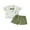 Green, variant on Gupgi 2Pcs Toddler Baby Boy Easter Outfit 12 18 24 Months 3 4 Years Kid Short Sleeve Bowtie Carrot Bunny Shirt Elastic Waist Shorts