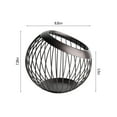 thumbnail image 3 of Btomtd Fruit Basket, Fruit Bowl, Snacks Bowl,Metal Wire Fruit Basket For Kitchen, Fruit Bowl For Kitchen Counter, Vegetables, Breads, Kitchen Gadgets, 3 of 8