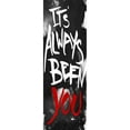 thumbnail image 3 of OnRei 7x14 Black Modern Framed Museum Art Print Titled - Always You Red, 3 of 5