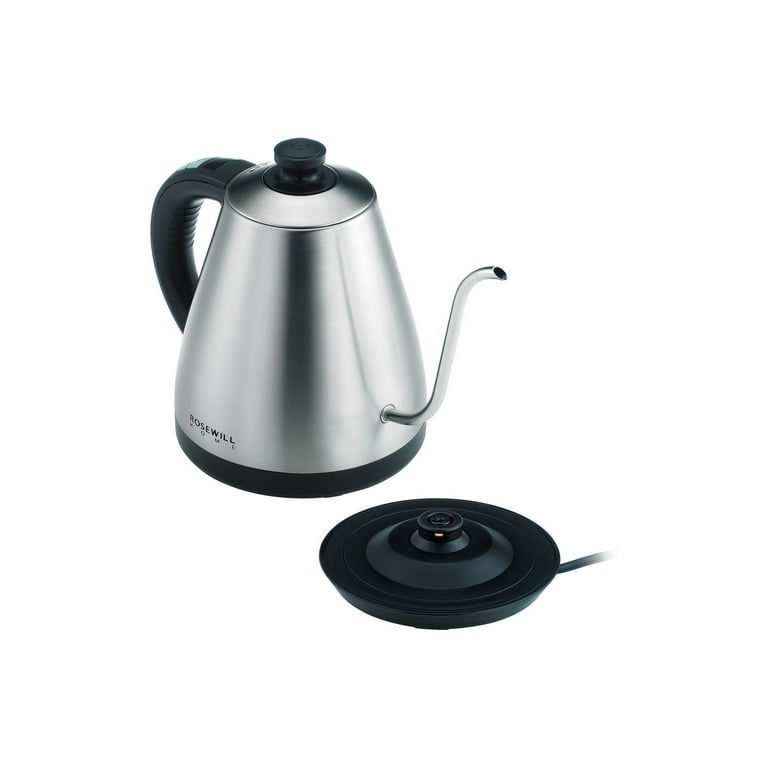 Rosewill 1 Liter Pour Over Stainless Steel Electric Gooseneck Kettle