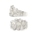 thumbnail image 2 of Mens Textured Nugget Ring in Sterling Silver, 2 of 4
