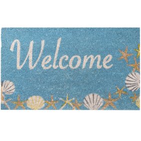 Envelor Home And Garden Vintage Car Coir Doormat Coco Welcome Mat