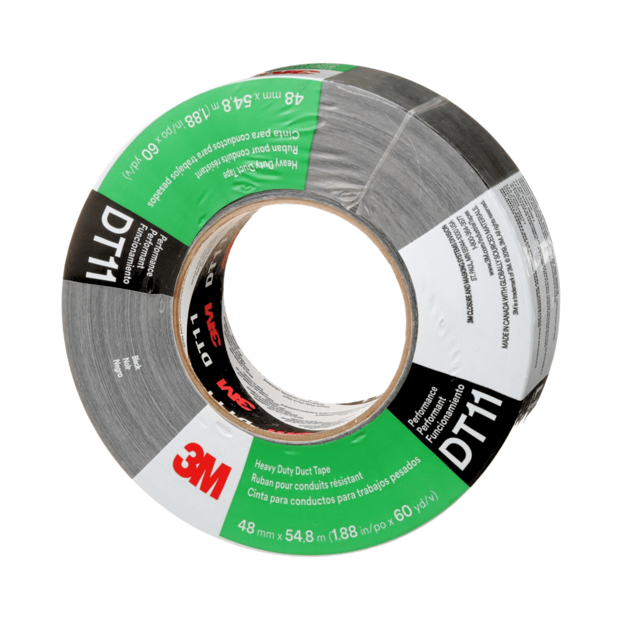 3M DT11 Heavy Duty Duct Tape: 2 in. x 60 yds. (Silver)