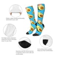 thumbnail image 6 of Easygdp Flowers Avocado Soccer Socks Sport Knee High Socks Calf Compression Athletic Socks for Men and Women, 6 of 9