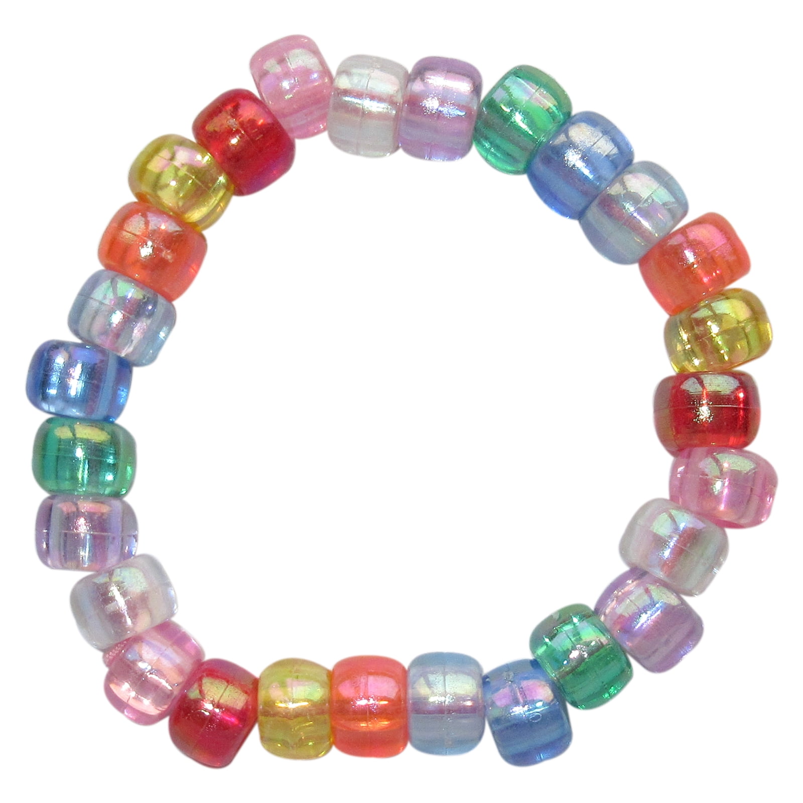 12 Packs: 580 ct. (6,960 total) Multicolor Pony Beads by Creatology - 6mm x 9mm