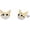 Bengal cat, variant on S925 Sterling Silver Cat Stud 11 Bareeds of Cats Earring for Women