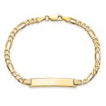 thumbnail image 4 of Bracelet d'Identification de Barre de Lien en Or Jaune 10 Carats, 4 of 8