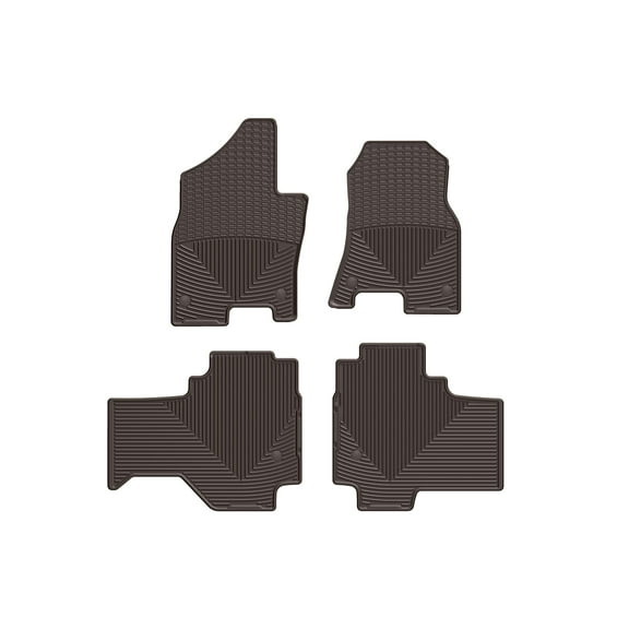 WeatherTech All-Weather Floor Mats compatible with Ram Truck 1500, Ram 1500 - 1st & 2nd Row, Cocoa