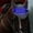 Blue, variant on EONQY Horse Headband LED Horse Breastplate Collar LED Strip Visibility Tack Horse Head Strap Bandage Strap for Night Horse Riding Equestrian Competition Event